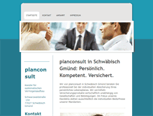 Tablet Screenshot of planconsult.net